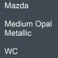 Preview: Mazda, Medium Opal Metallic, WC.